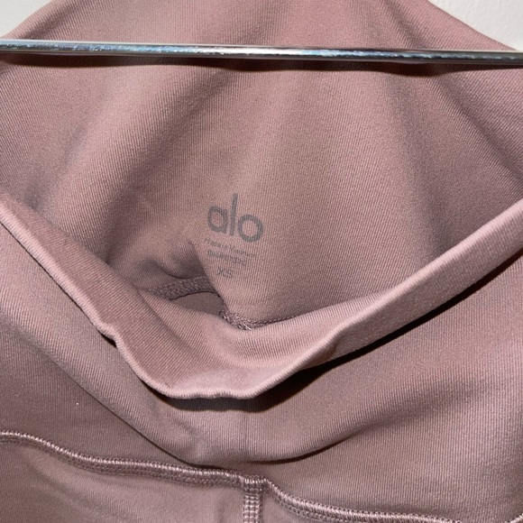 Alo high waisted dusty rose athletic workout leggings Size XS - Picture 2 of 4